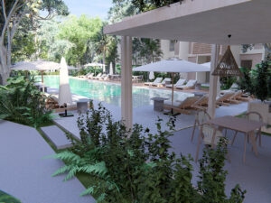 Alana Wellness Living Área de descanso Alberca